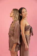 Mirissa Silk Shorts Rose Dust Majestic