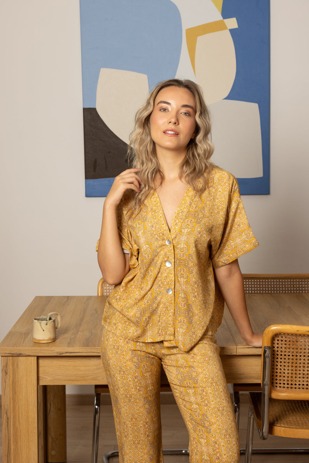 Majorca Pants Royal Yellow