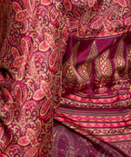 Athen Silk Pants Sangria Paisley