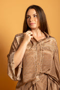 Mirissa Silk Shorts Caramel Majestic
