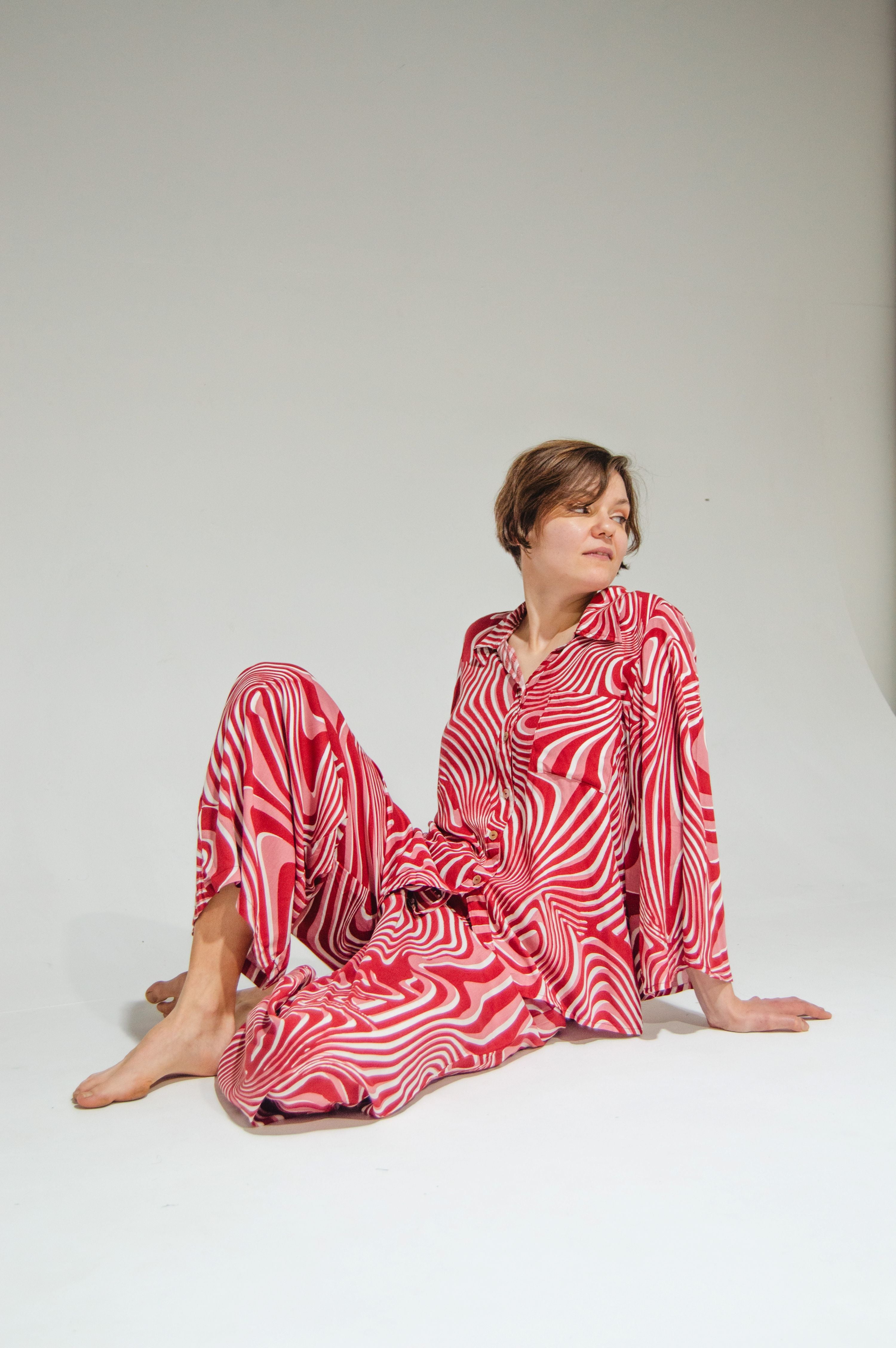 Athen Pants Funky Red