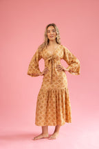 Bombay Dress Golden Tile