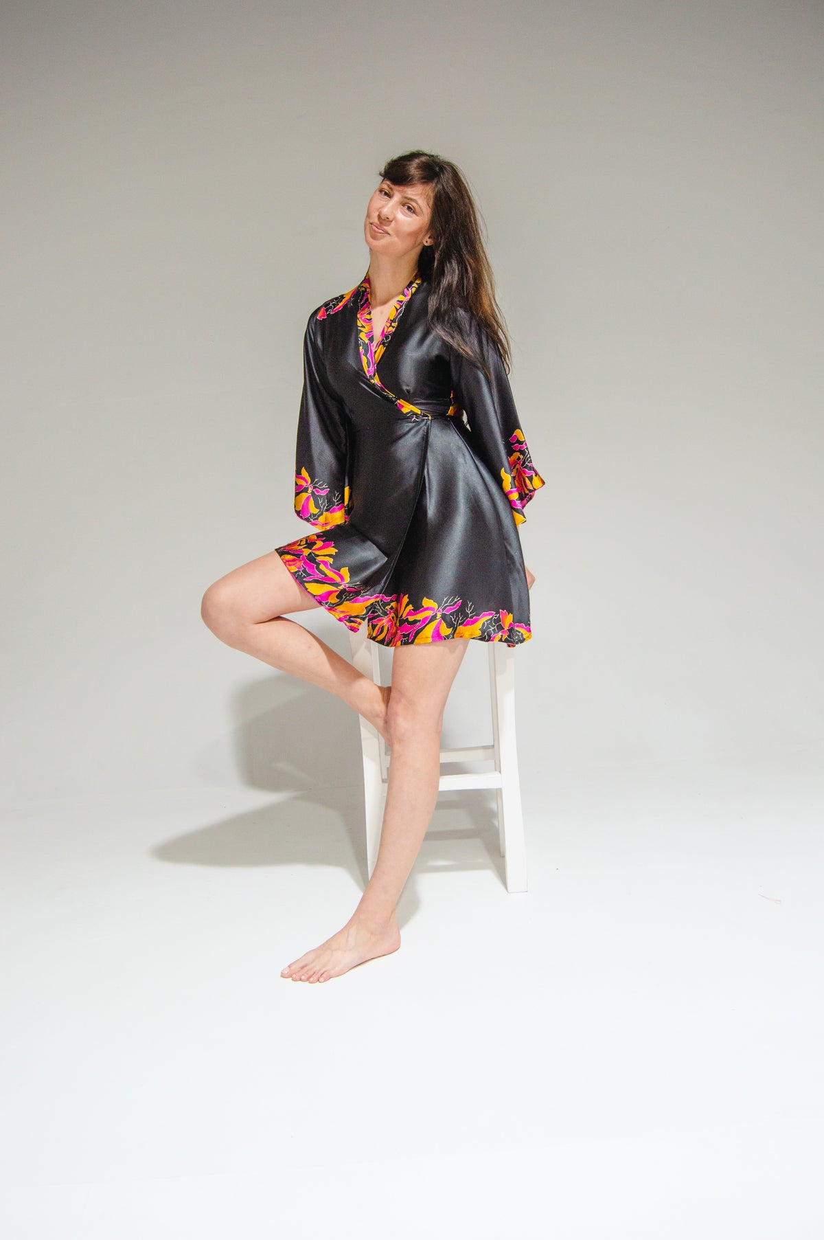 Byron Kimono Dress Japanese Bloom
