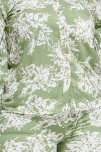 Athen Pants Green Flowers