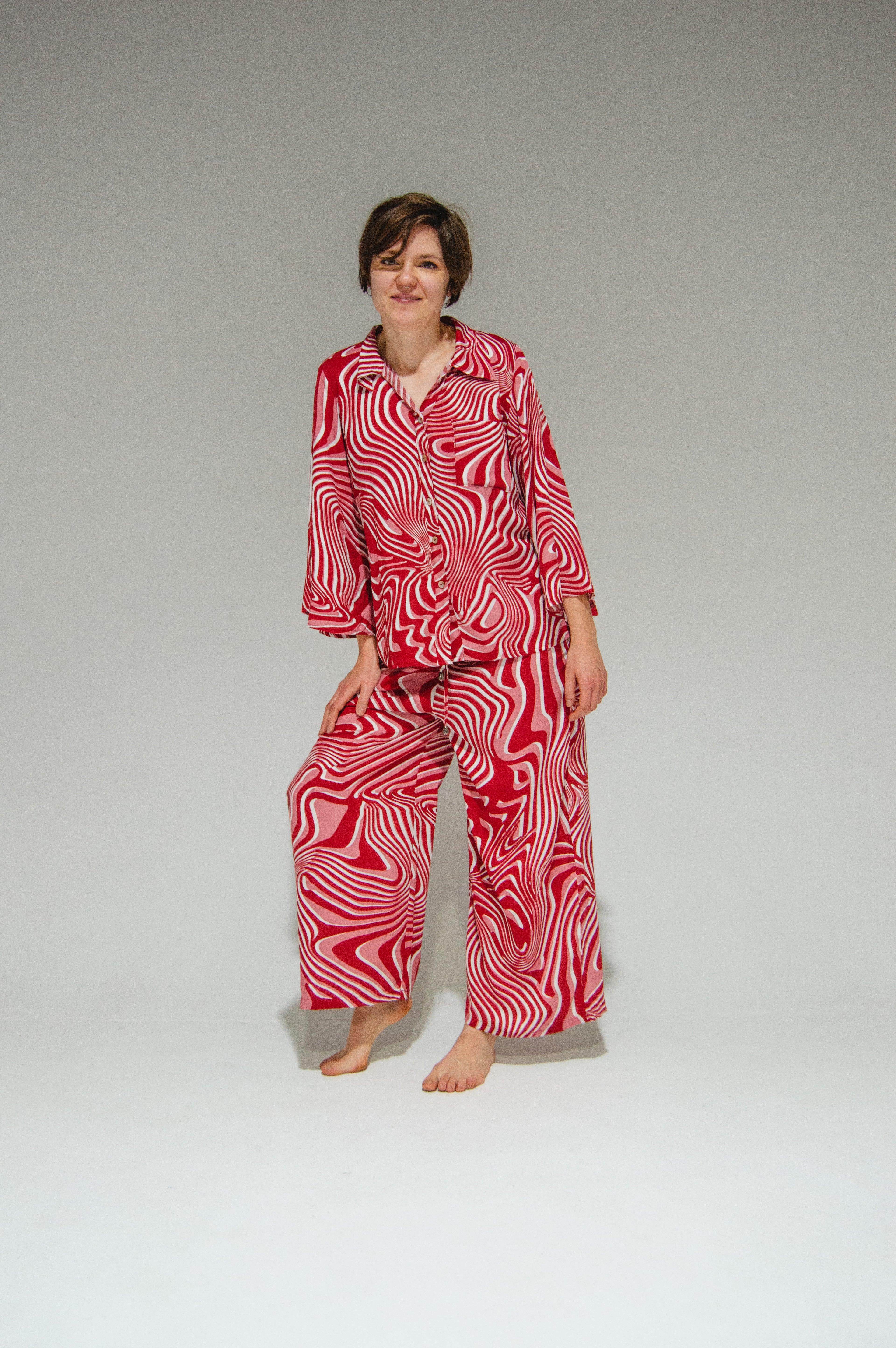 Athen Pants Funky Red