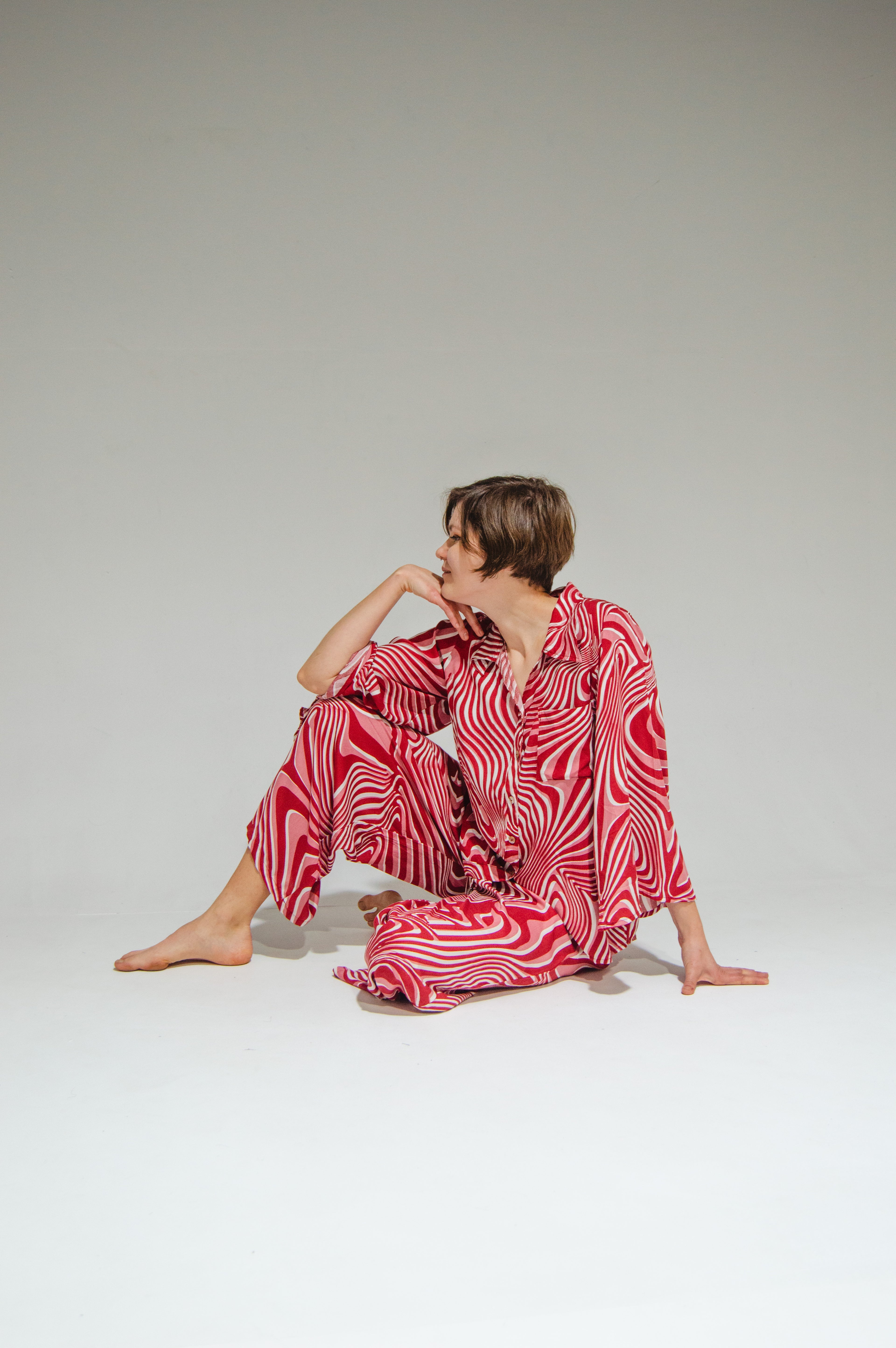 Athen Pants Funky Red