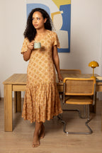 Malaga Dress Golden Tile