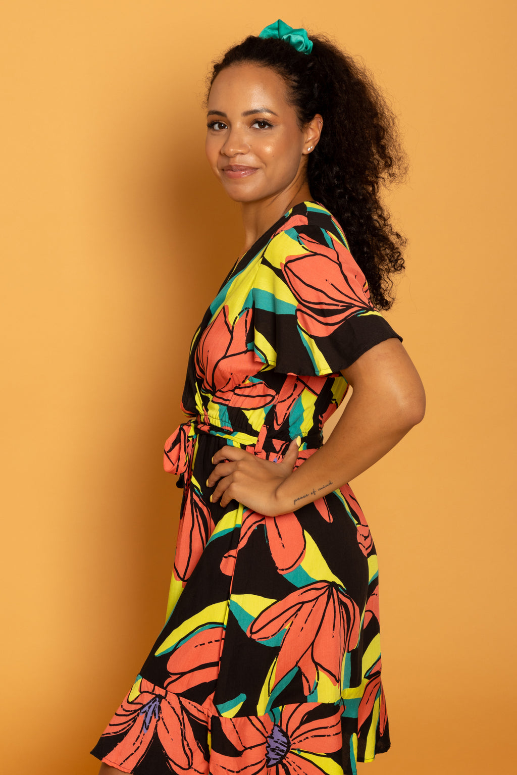 Marbella Dress Midnight Tropics