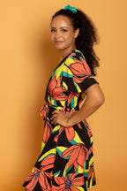 Marbella Dress Midnight Tropics