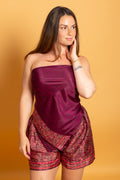 Paris Scarf Ruby Paisley