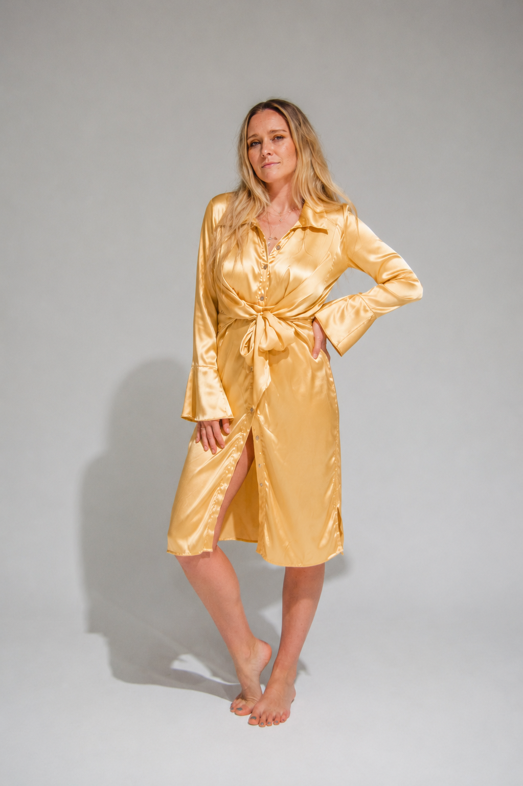 Monaco Dress Champagne