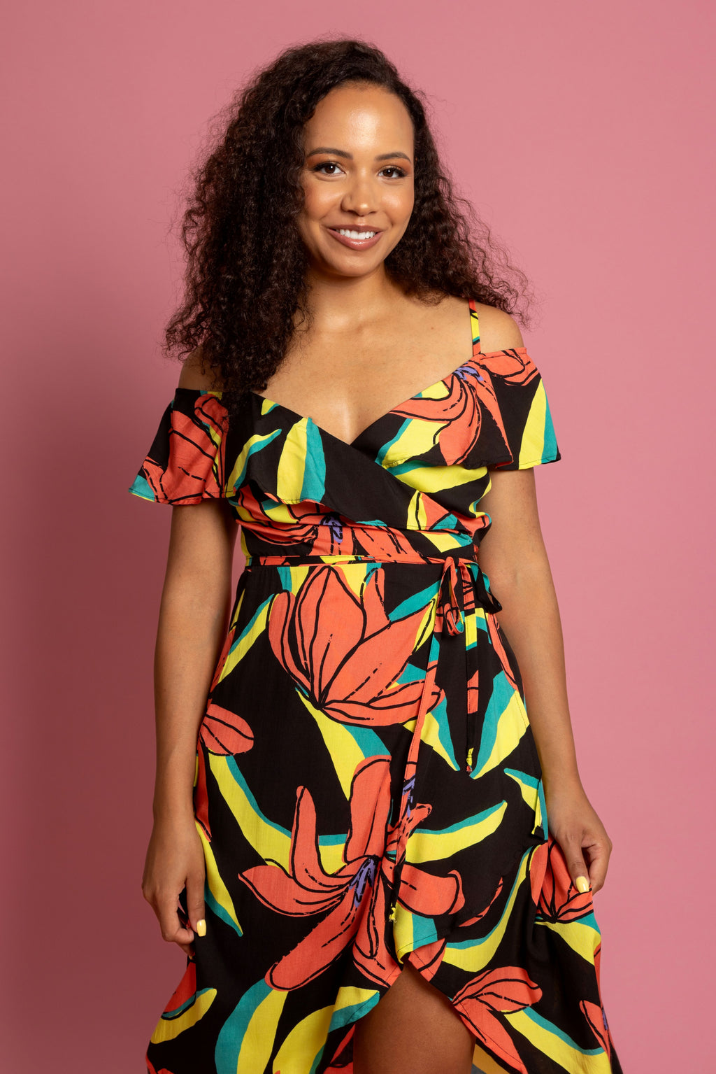 Rio Dress Midnight Tropics