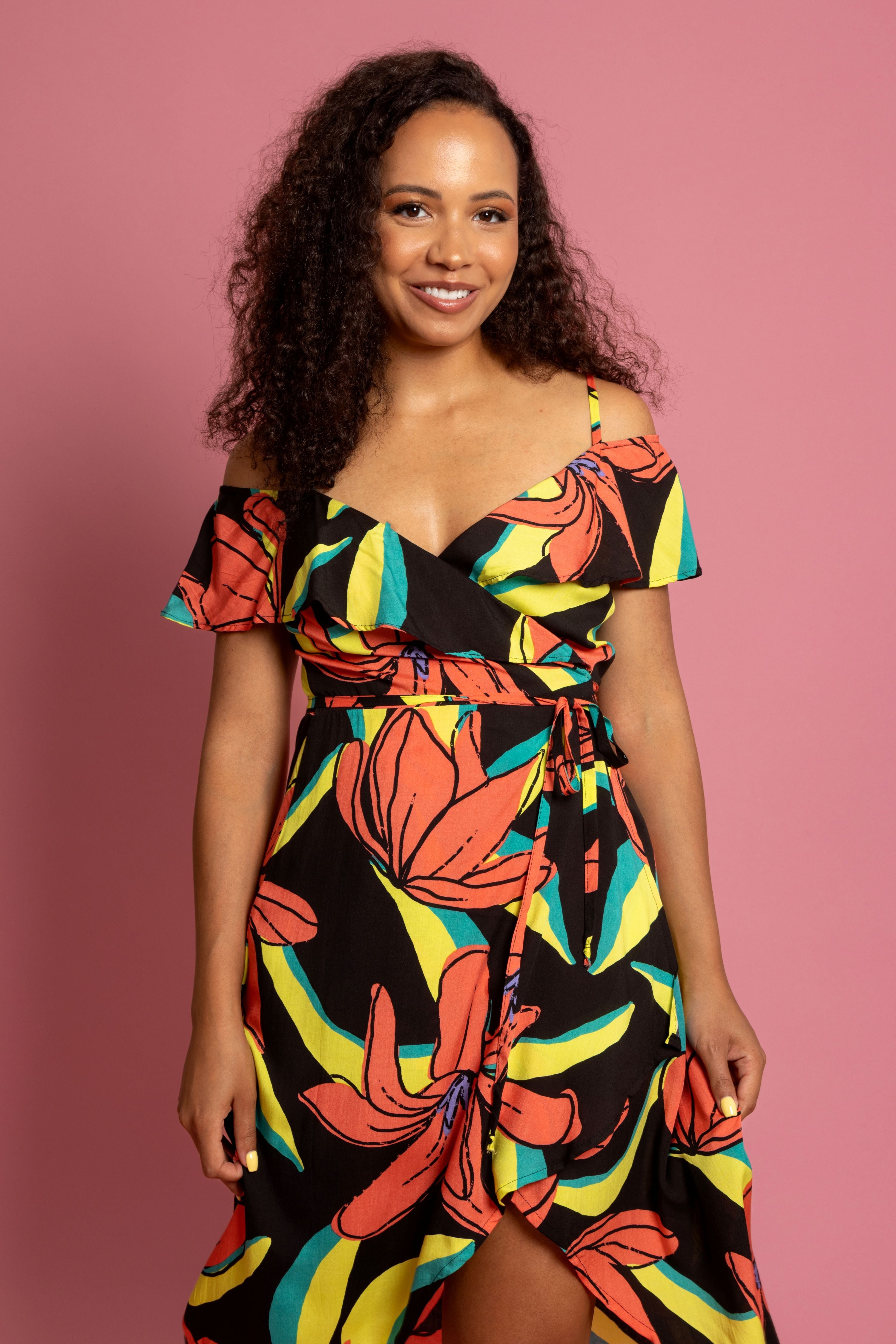 Rio Dress Midnight Tropics