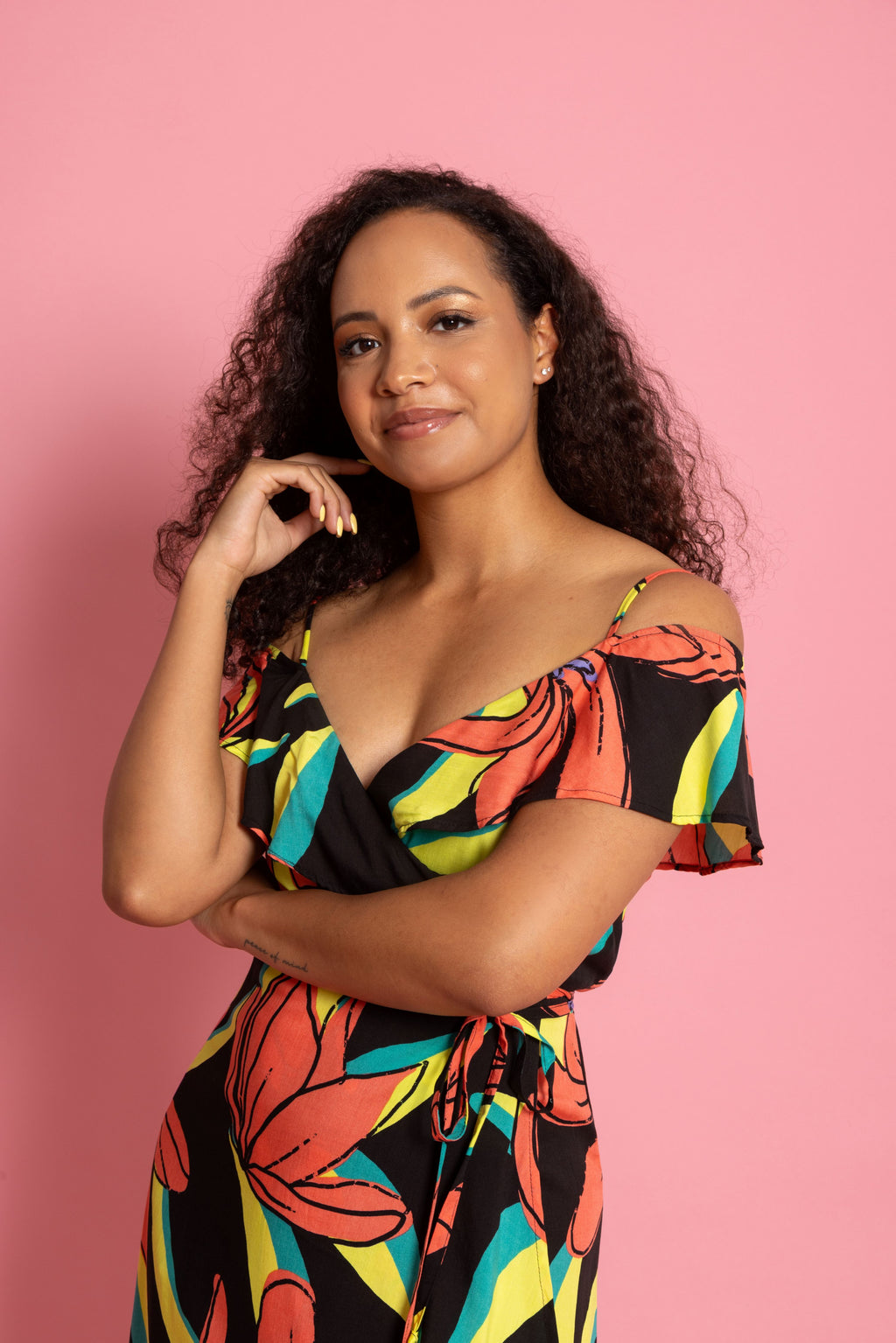 Rio Dress Midnight Tropics