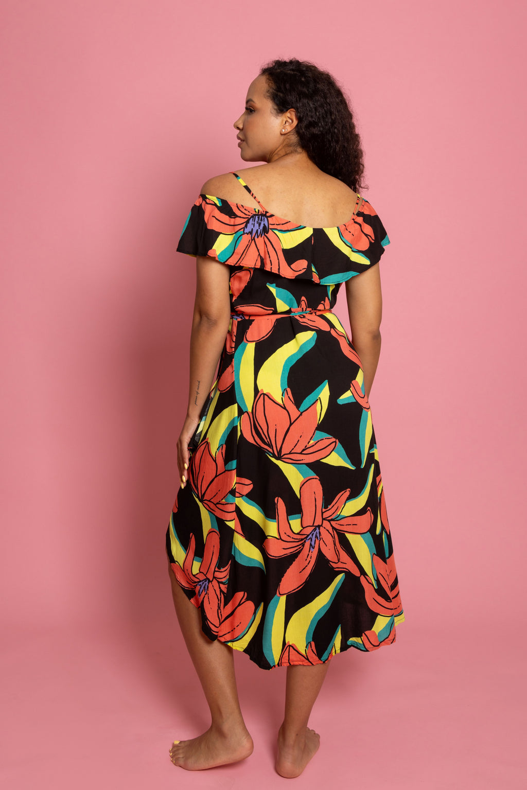 Rio Dress Midnight Tropics