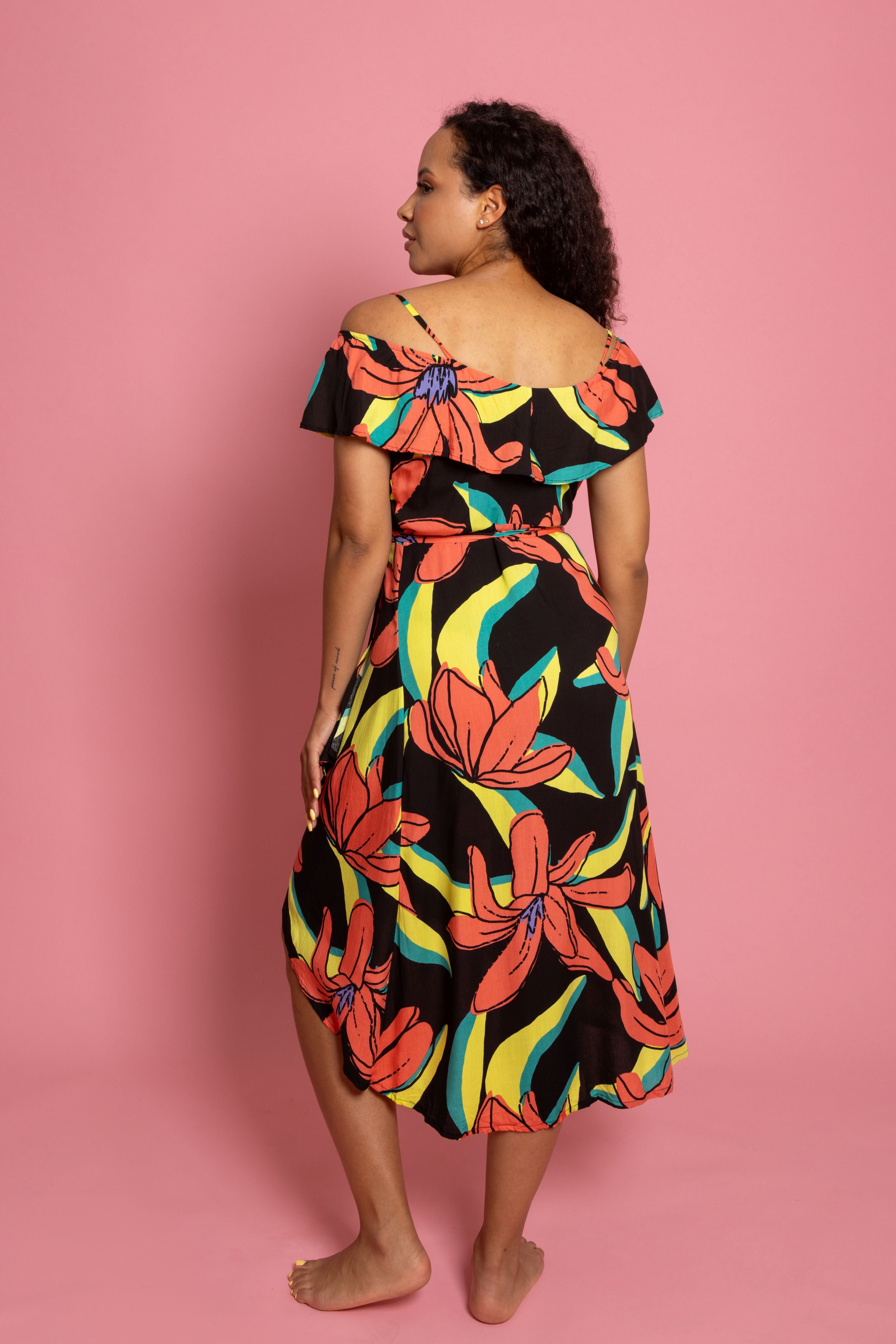 Rio Dress Midnight Tropics