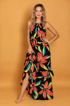 Sorrento Dress Midnight Tropics